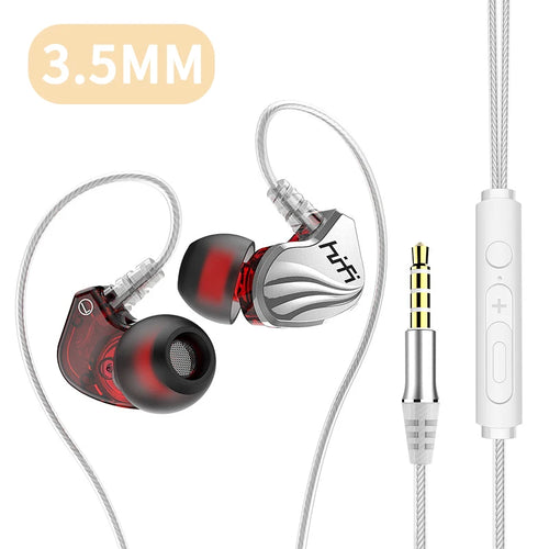 9D HIFI Heavy Bass Earphone 3.5MM AUX/Type-C Digital Chip 7.1 Surround
