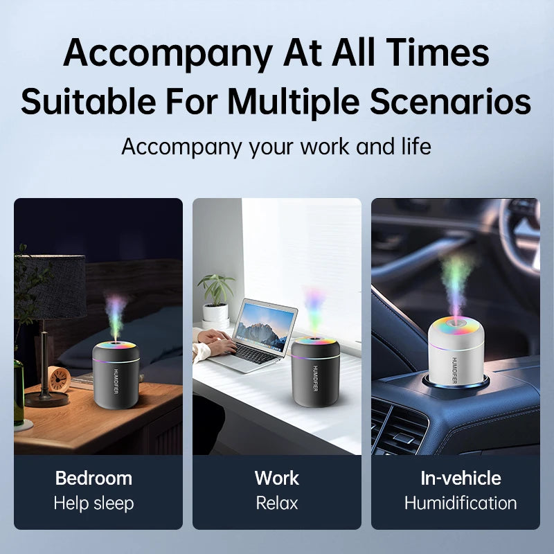 180ML Mini Air Humidifier USB Electric Aroma Diffuser Essential Oil