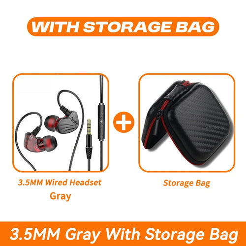 9D HIFI Heavy Bass Earphone 3.5MM AUX/Type-C Digital Chip 7.1 Surround