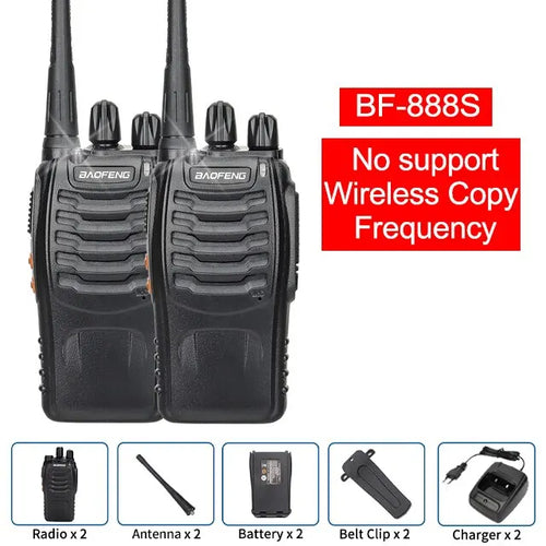 1/2 PCS Baofeng BF 888S Walkie Talkie UHF 400 470MHz 888s Long Range